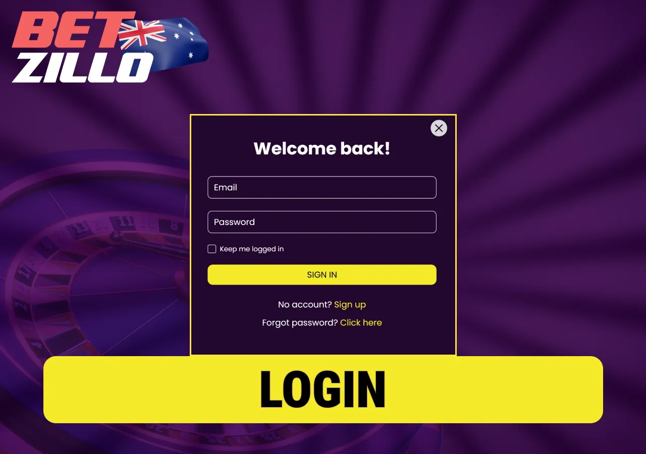 Betzillo login